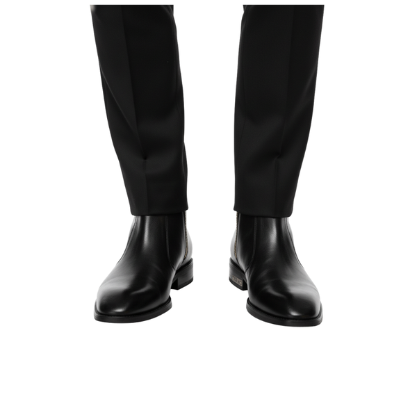 Regalia Metallic Heel Signature Chelsea Boots