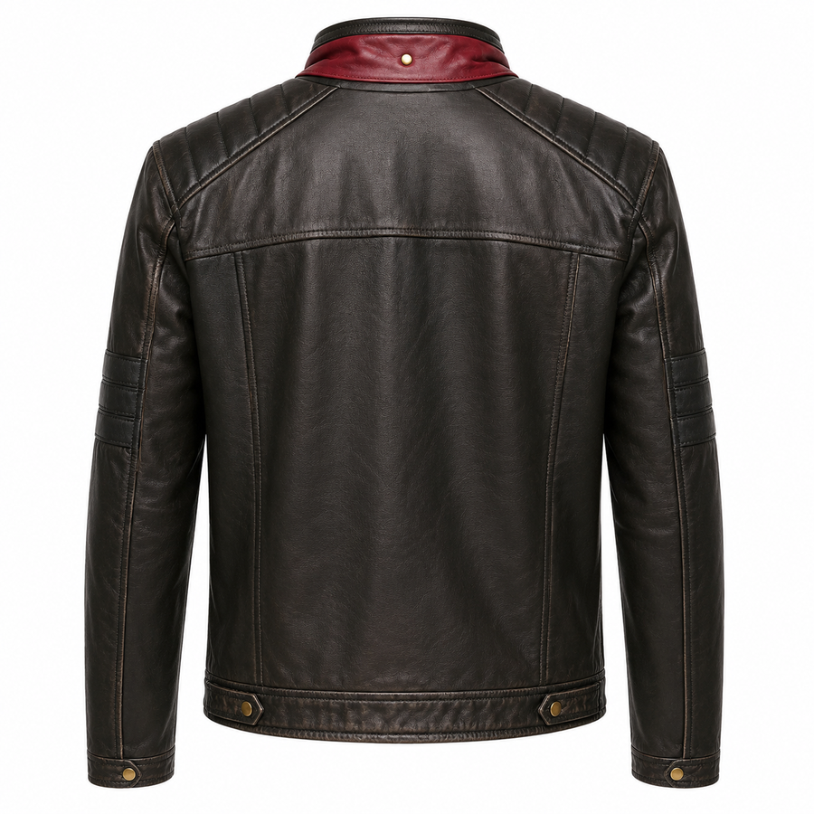Roadcrest Luxury Leather Racer Jacket