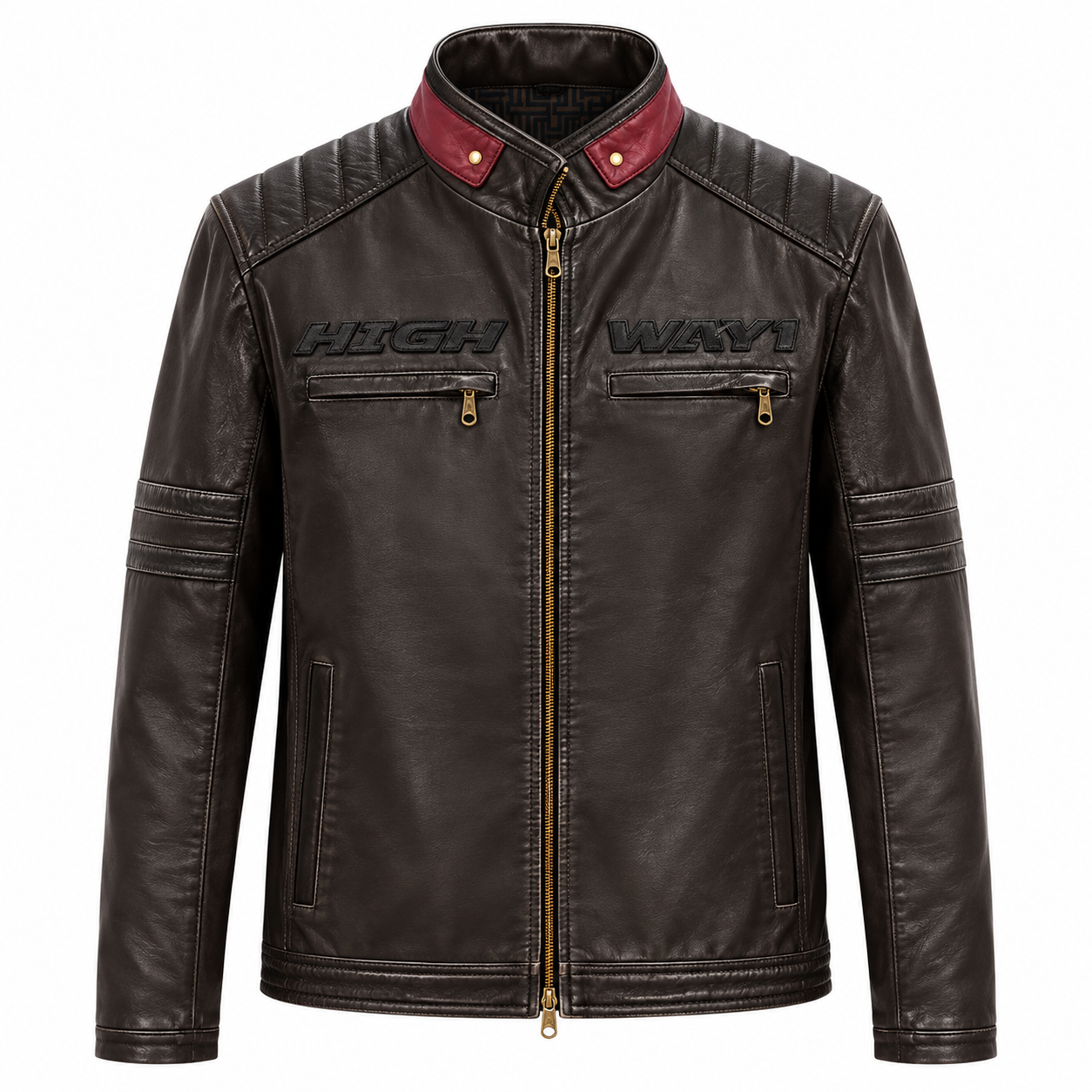 Roadcrest Luxury Leather Racer Jacket