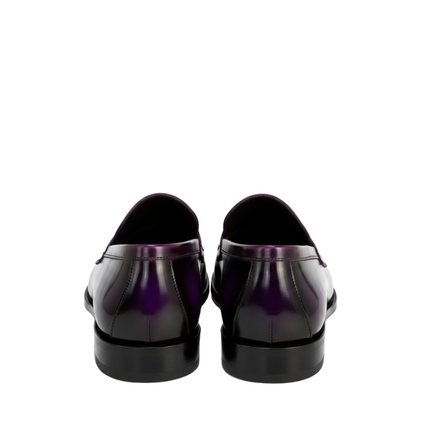 Luxury Aubergine Bold Twist Loafer