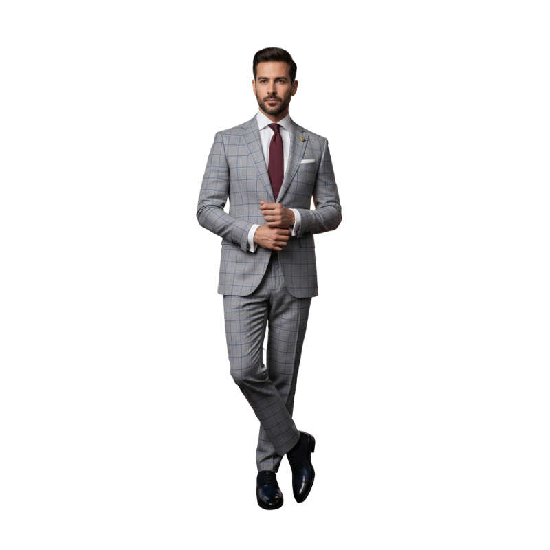 Royal Dual Texture Elegance Oxfords Shoes