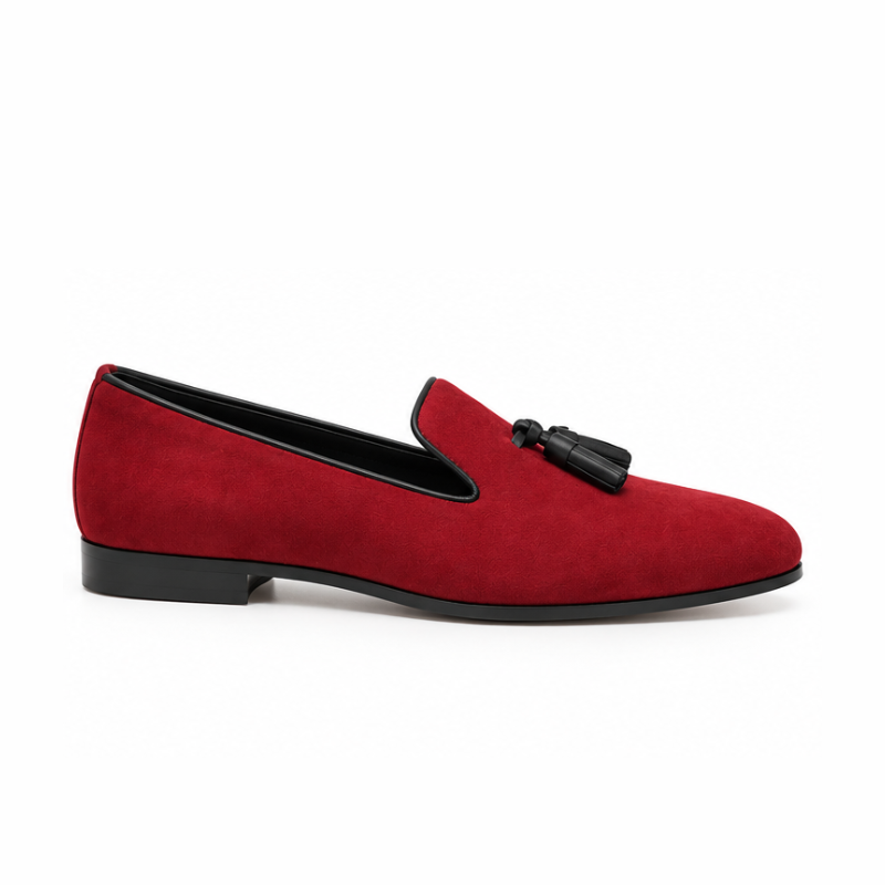 Royale Suede Tassel Loafers