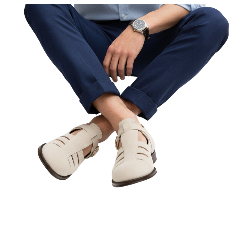 Sahara Dusk Ventilated Suede Sandal