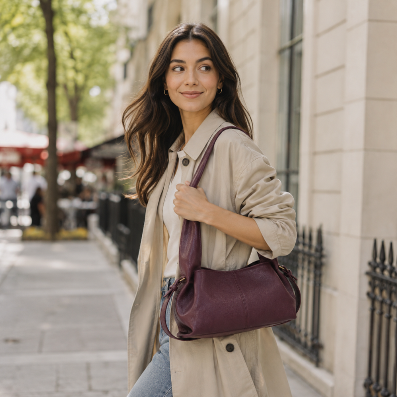 Sienna Dumpling Soft Leather Shoulder Bag
