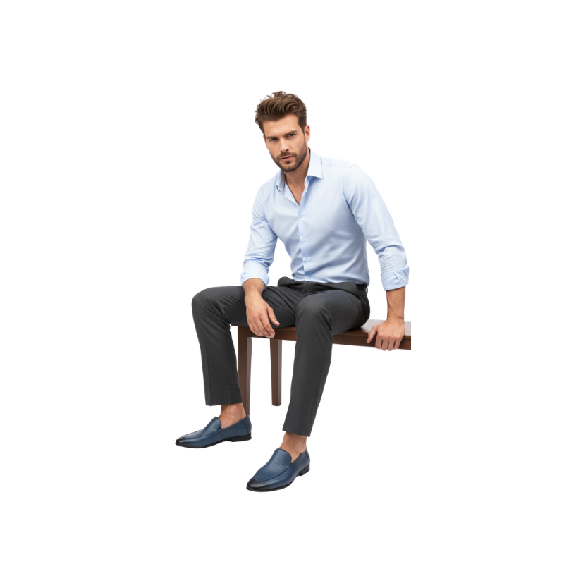 Smooth slip‑on silhouette Gradient Luxe Loafers