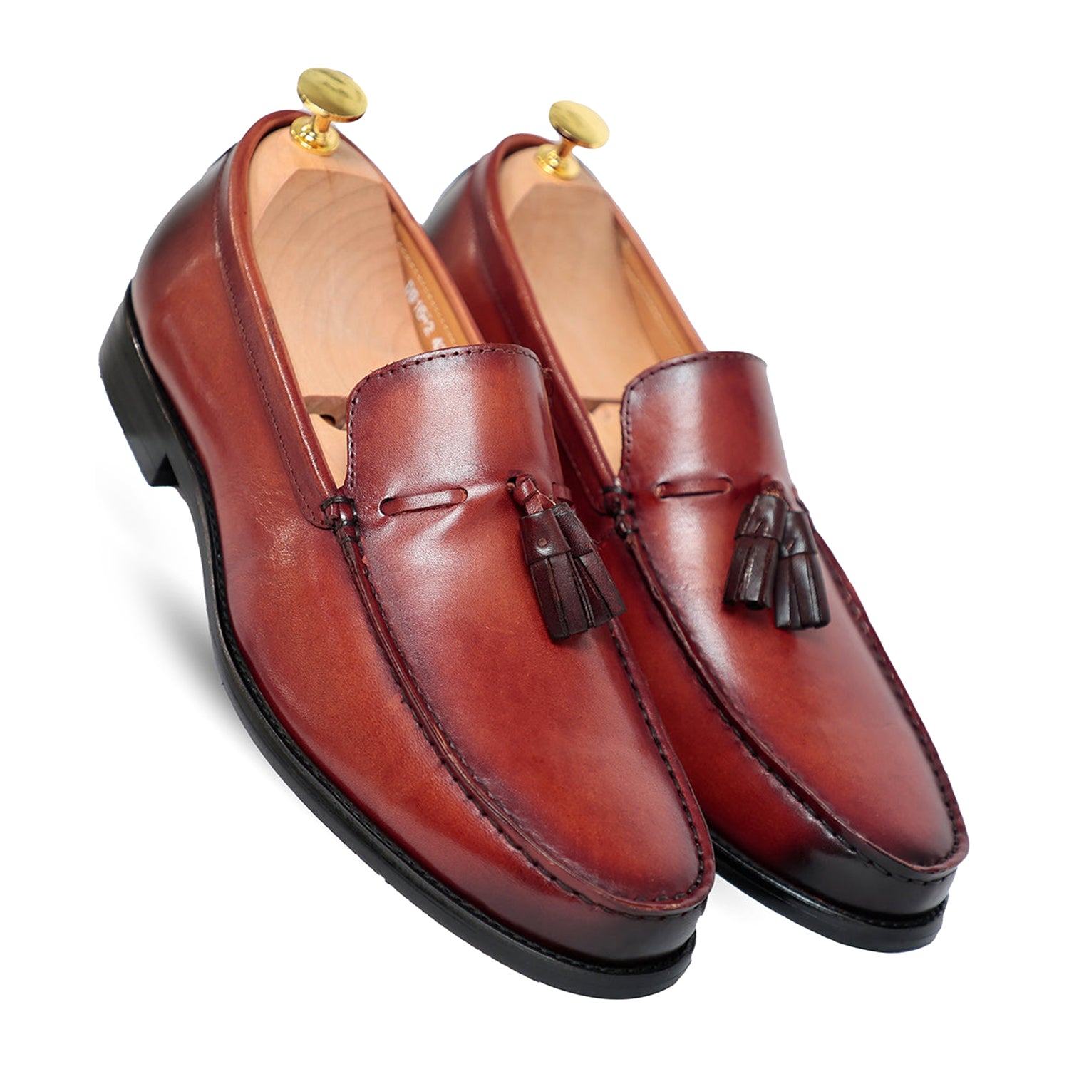 Selton Black Loafer Shoes