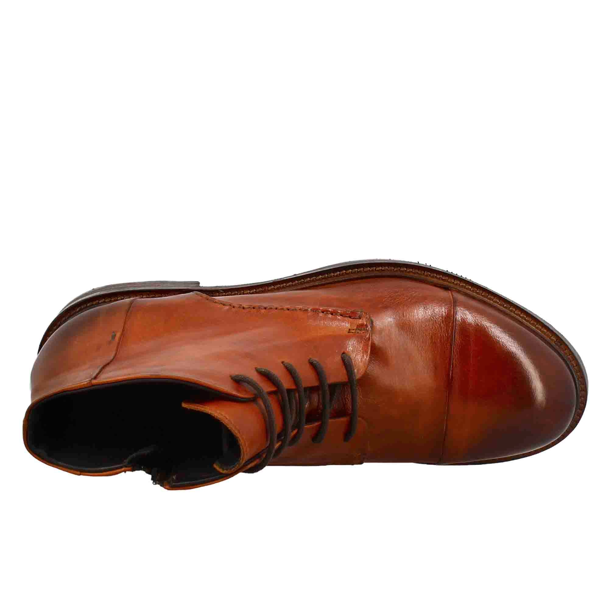 Men's candy chelsea boot washed leather