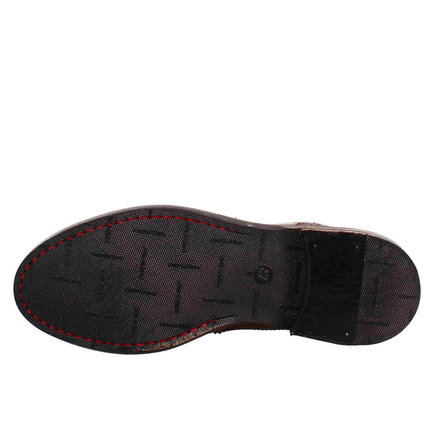 Men's candy chelsea boot in washed leather,