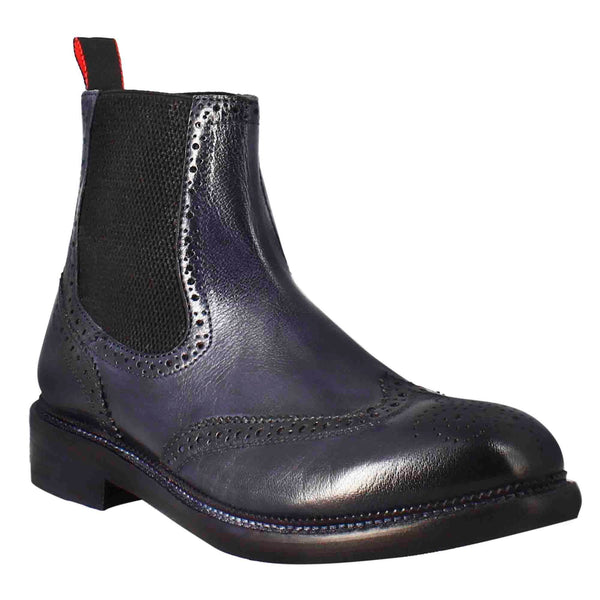 Men candy chelsea boot in washed leather