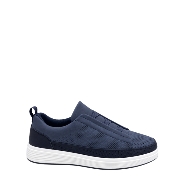 Street Comfort Tripple Stitch Lace Sneakers - Navy Blue