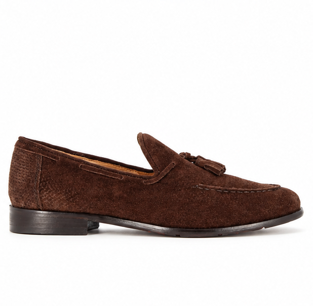 Suede Moccasin with Luxury Tassels