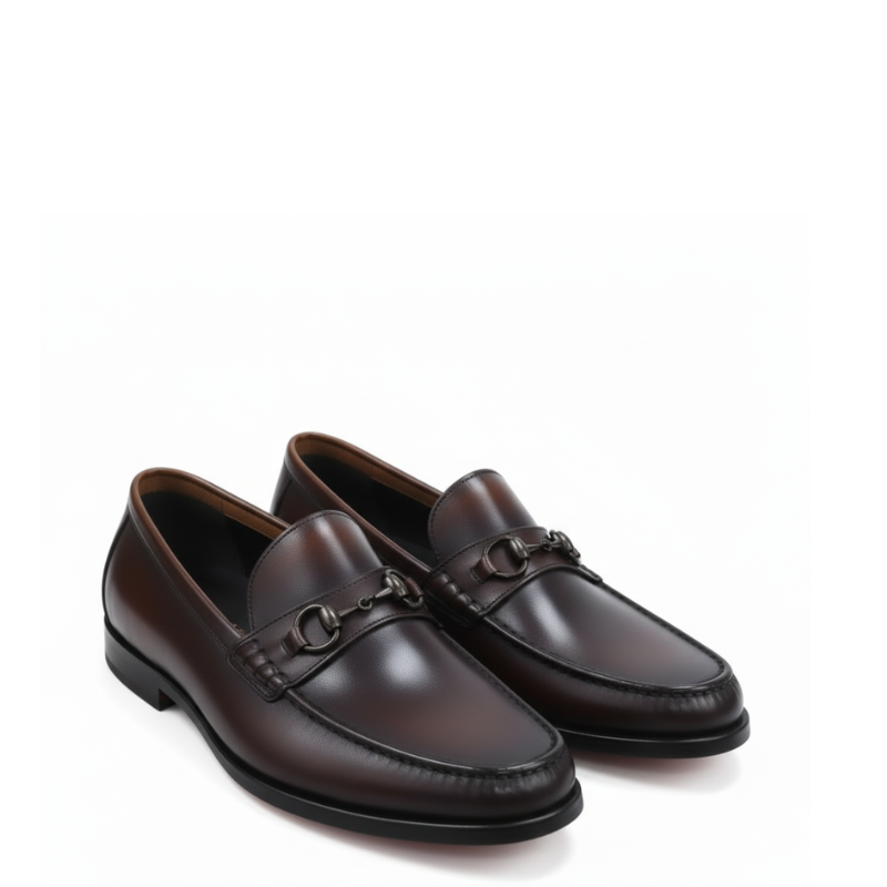 Supreme Elegance Leather Horsebit Loafers