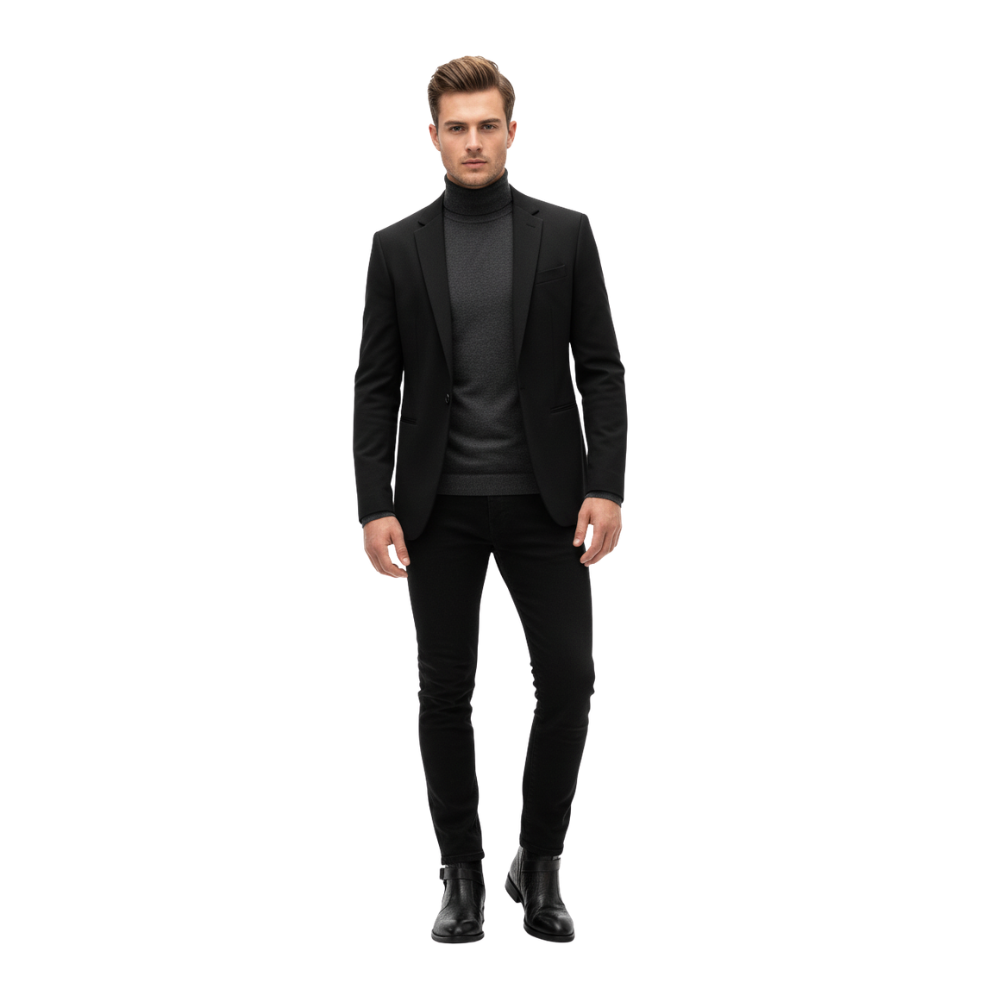 Luxury Leather Bukcle Elegant Detailing Boots