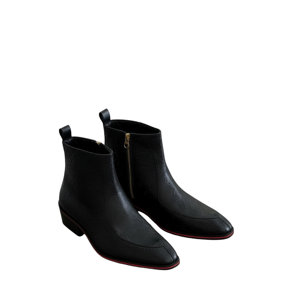 Midnight Orchid Italian Luxe Chelsea Boots