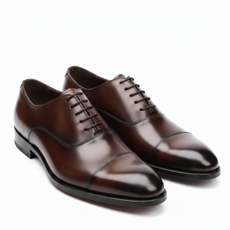 Timeless Craft Closed Lacing Oxford Shoes