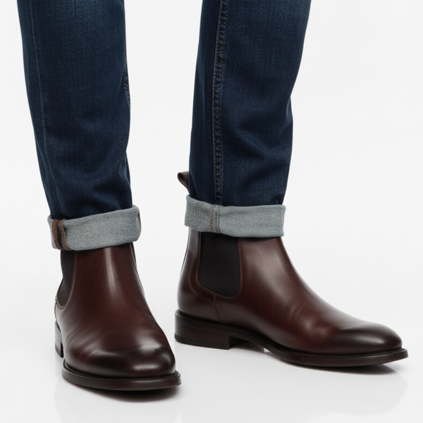 Torino Leather Luxe Chelsea Boots