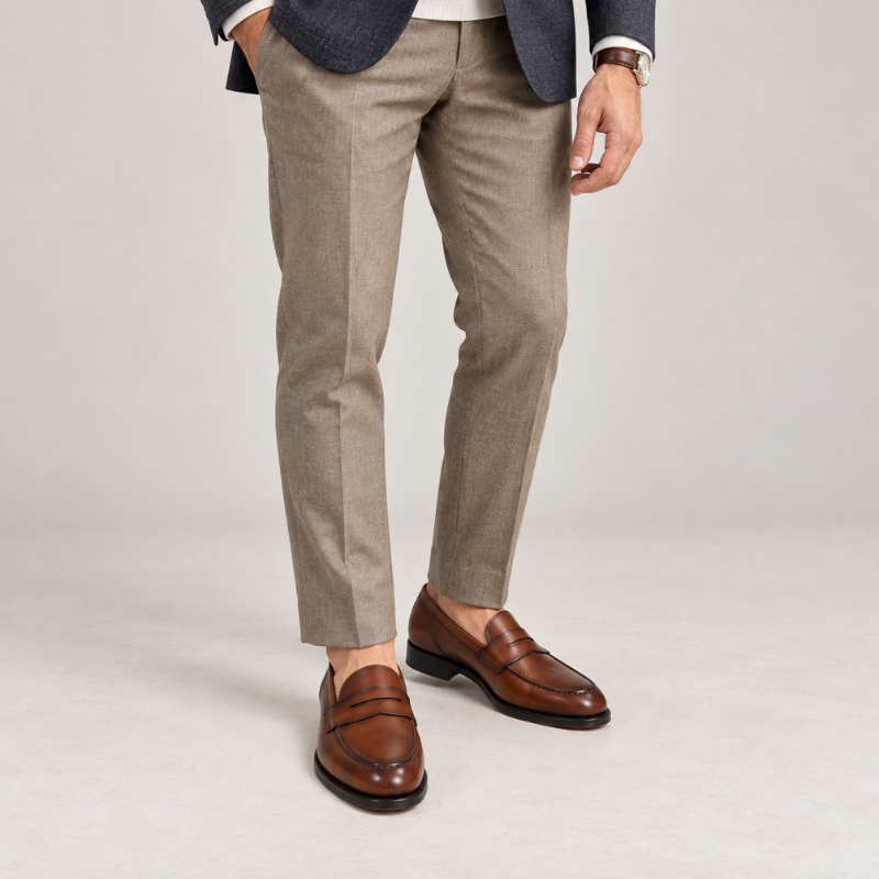 Toscano Leather Luxury Penny Loafer