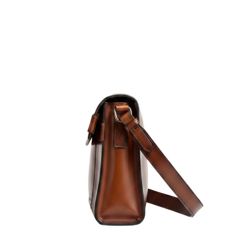 Tuscan Heritage Leather Crossbody Messenger