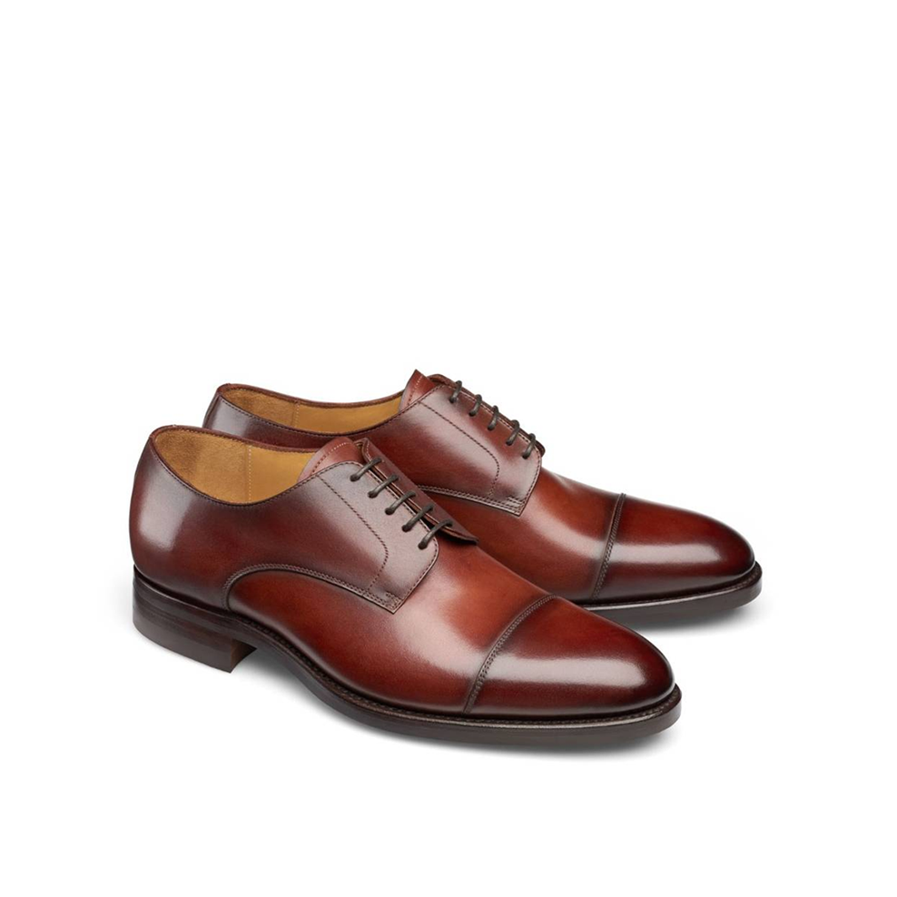 Leslie Randolph Leather Lace-Up Oxford Shoes