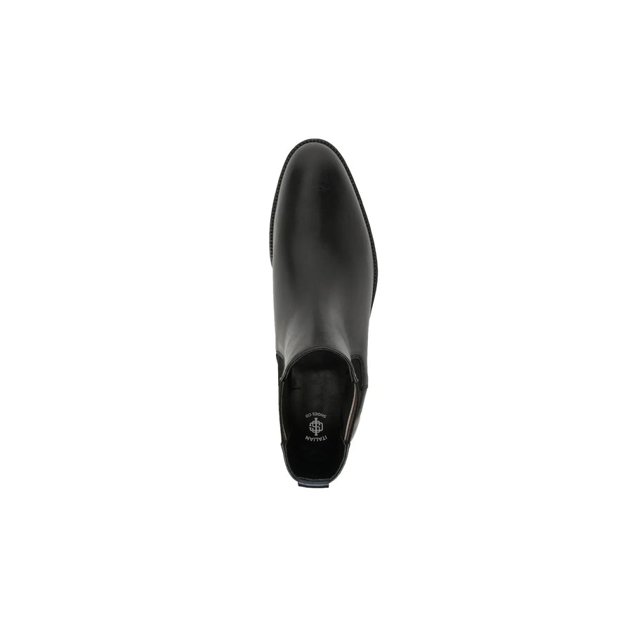 Black Cedric Leather Boots