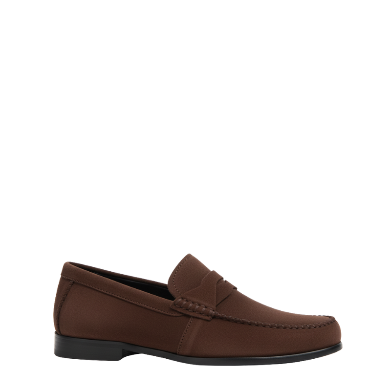 Luxury Seude Heritage Penny-strap Moc Loafers