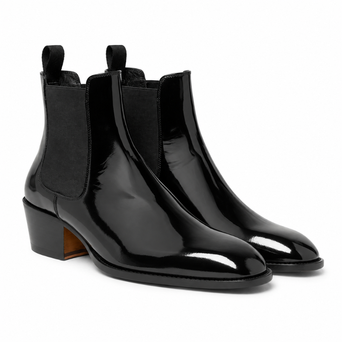 Webster Patent-Leather Chelsea Boots