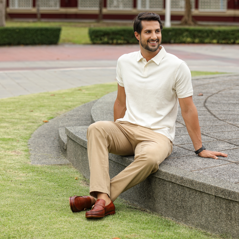 Polished Leather Single MonkStraps Loafer