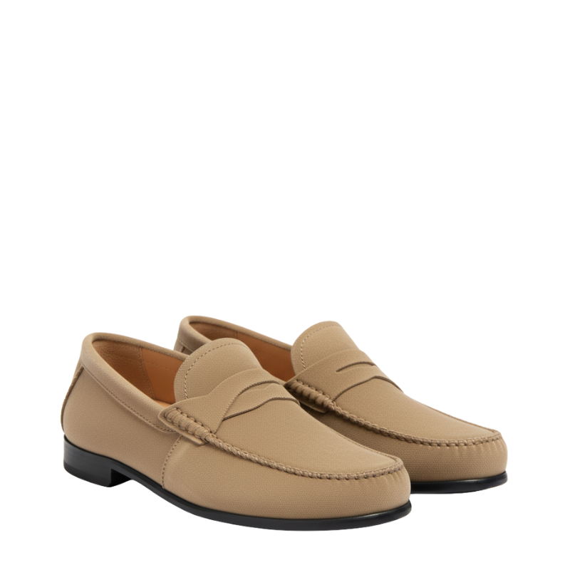 Luxury Seude Heritage Penny-strap Moc Loafers