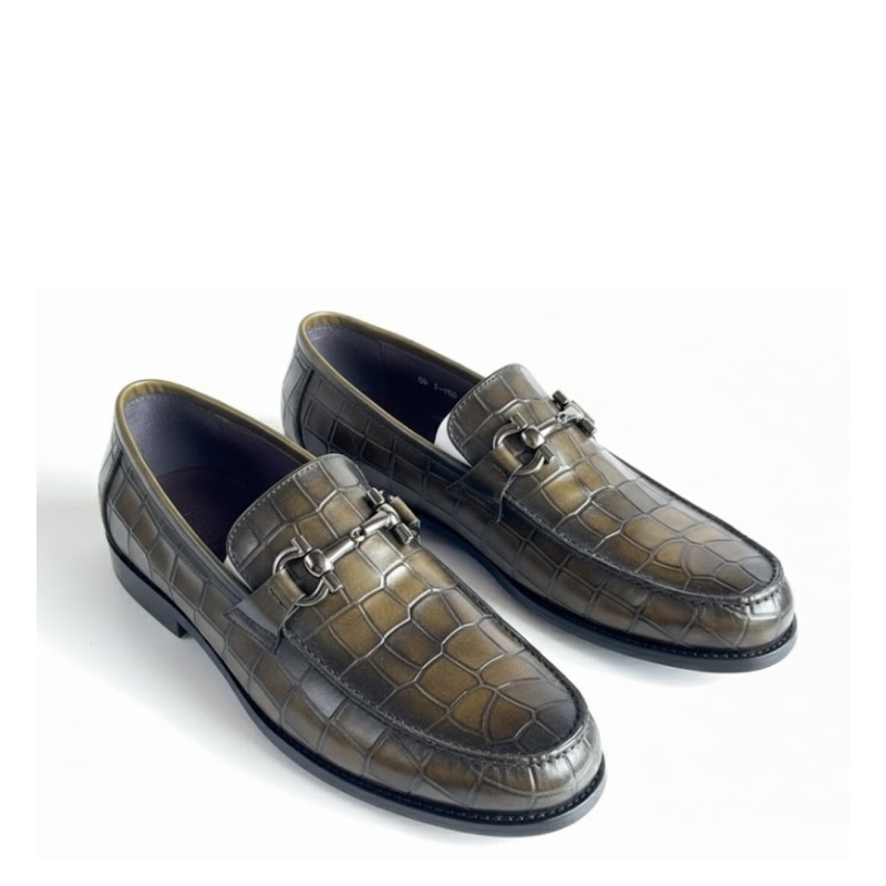 Croc Luxe Classic Horsebit Loafers