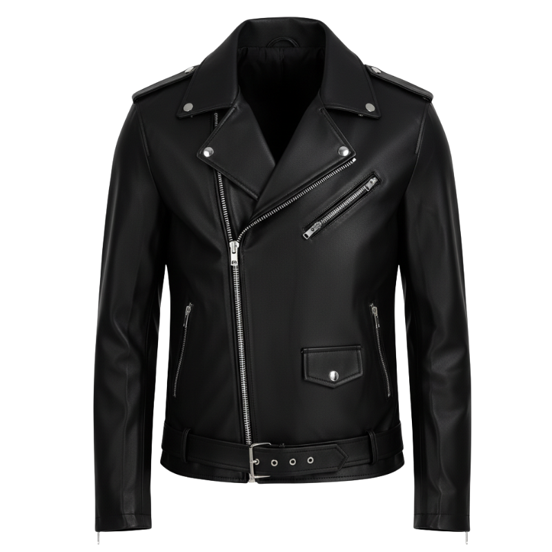 Midnight Rebel Luxe Biker Jacket