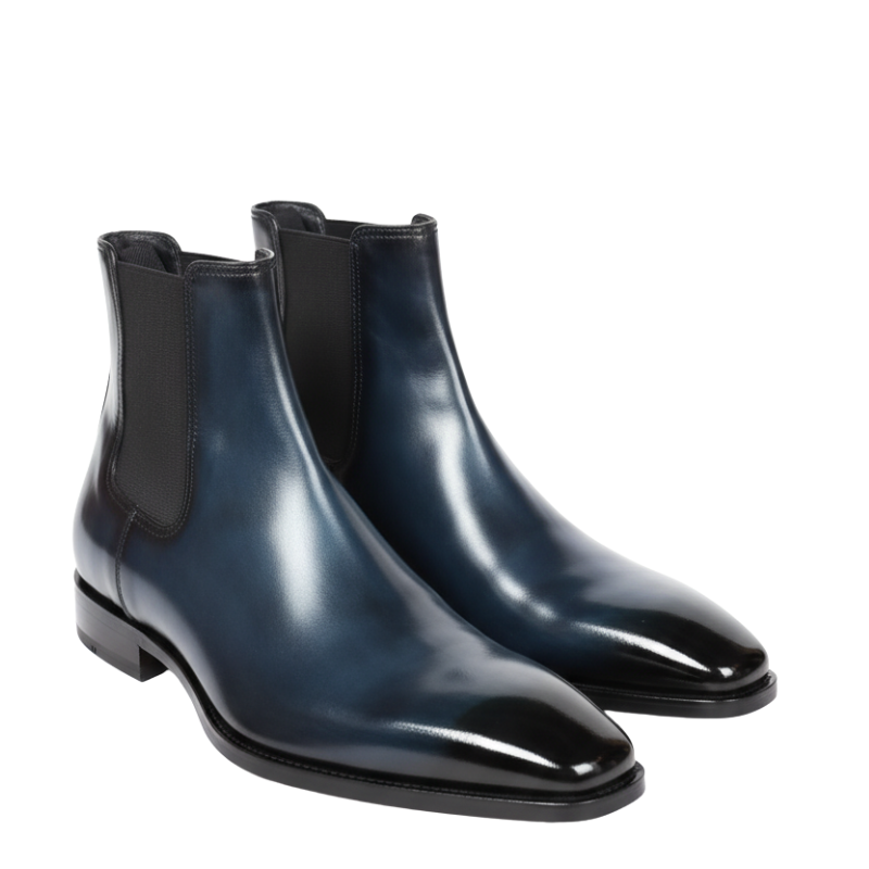 Midnight Dual Shade Luxurious Chelsea Boots