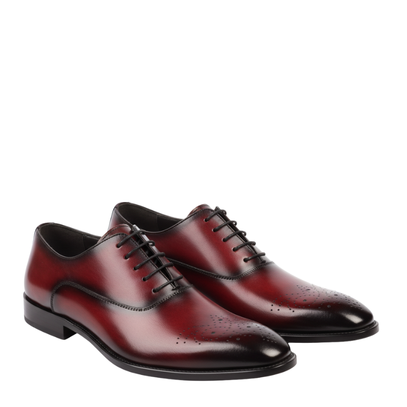 Regal Noir Burnish Oxford – Crimson Shadow Edition