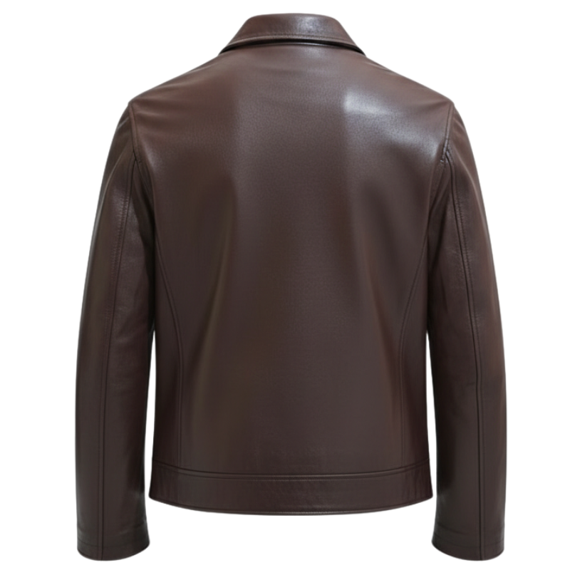 Men s Classic Heritage Leather Zip Jacket
