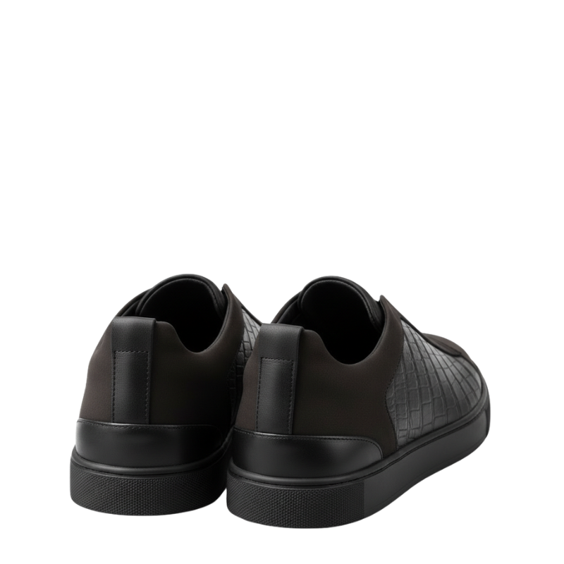Obsidian Croc Panel Luxe Sneakers