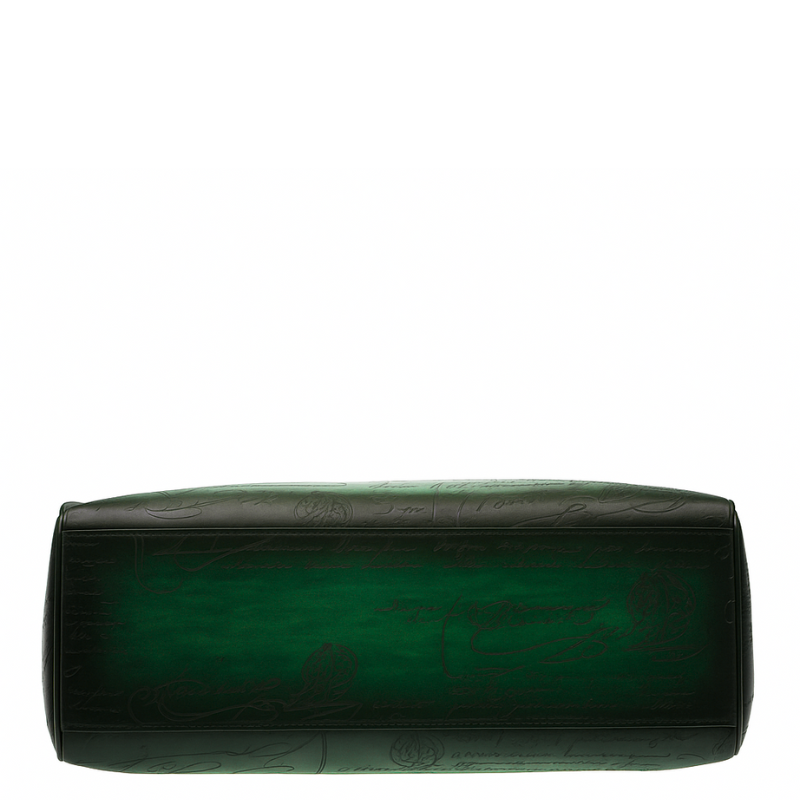 Premium Travel Duffel Leather Dark Brown Luggage Bag