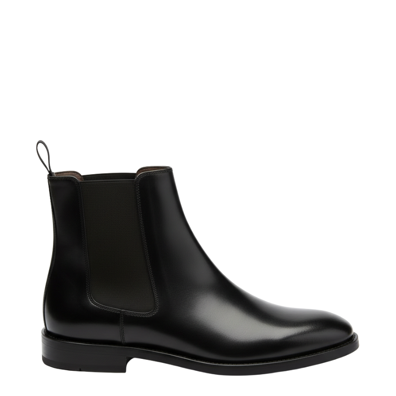 Luxury Edge Gloss Chelsea Boots