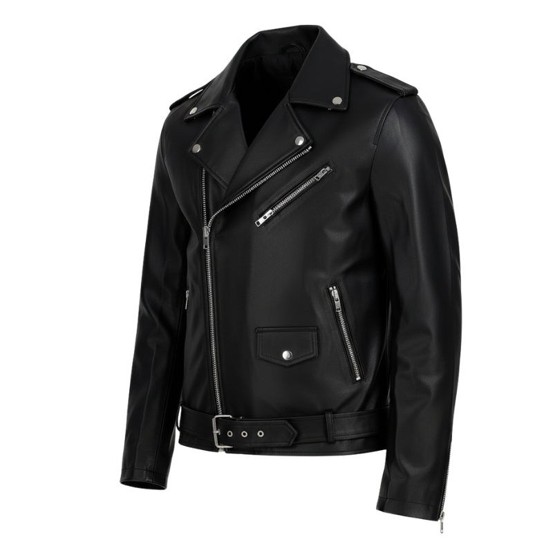 Midnight Rebel Luxe Biker Jacket