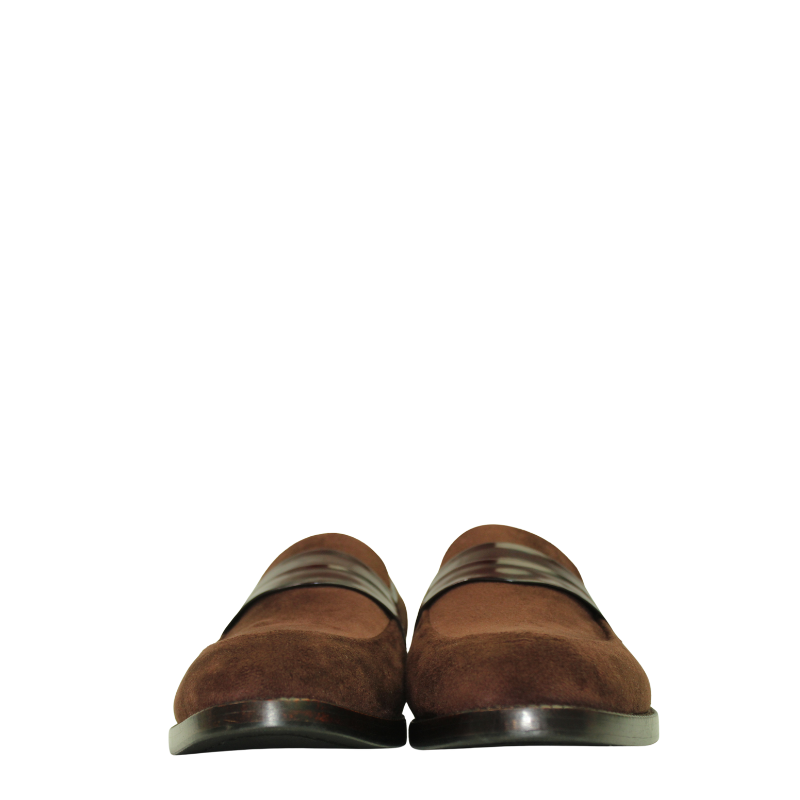 Luxury Suede Leather Brown Slip on for Men's