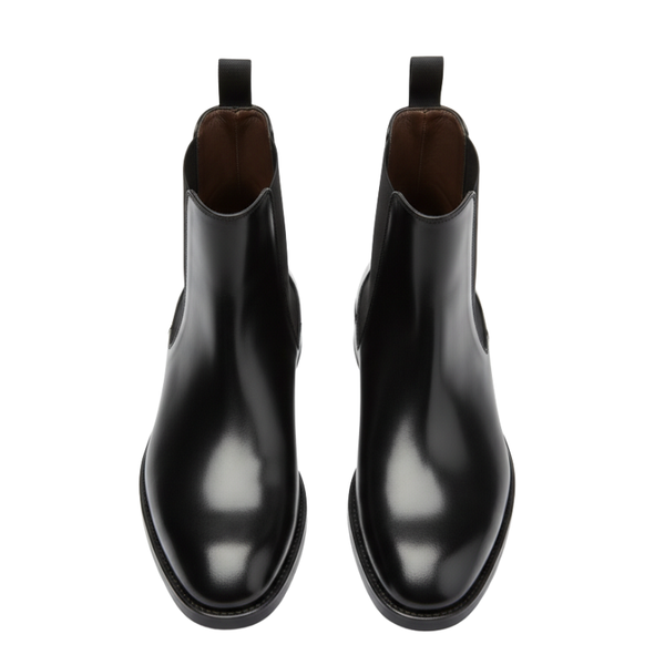 Luxury Edge Gloss Chelsea Boots