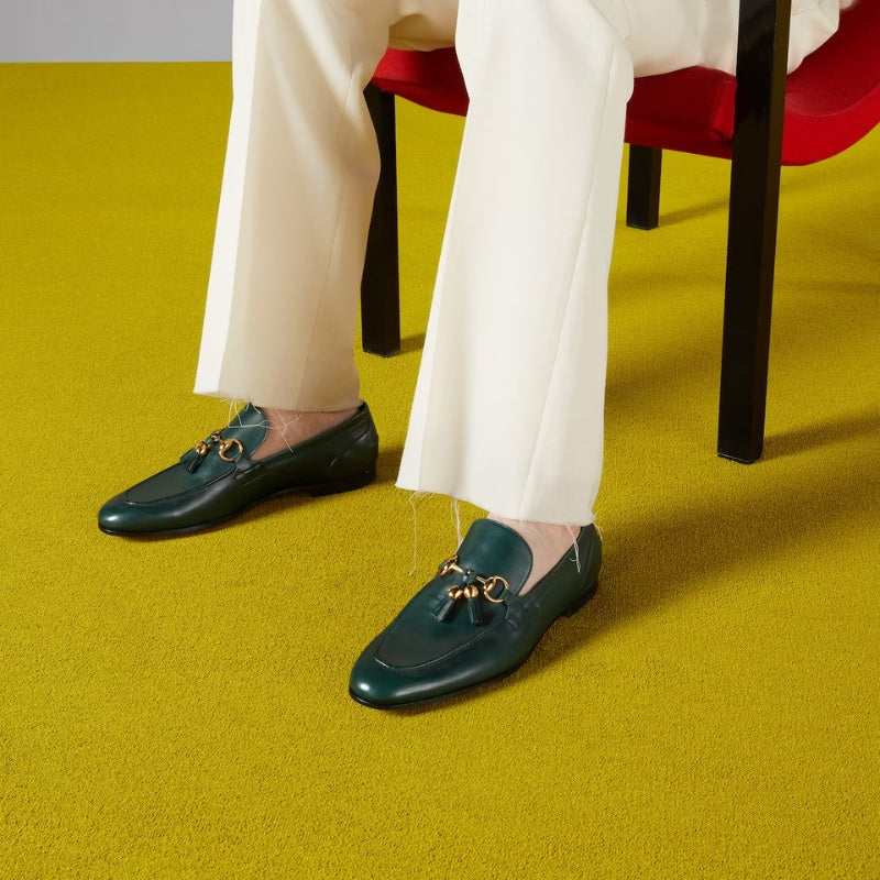 Renaldo Houston Green Loafer