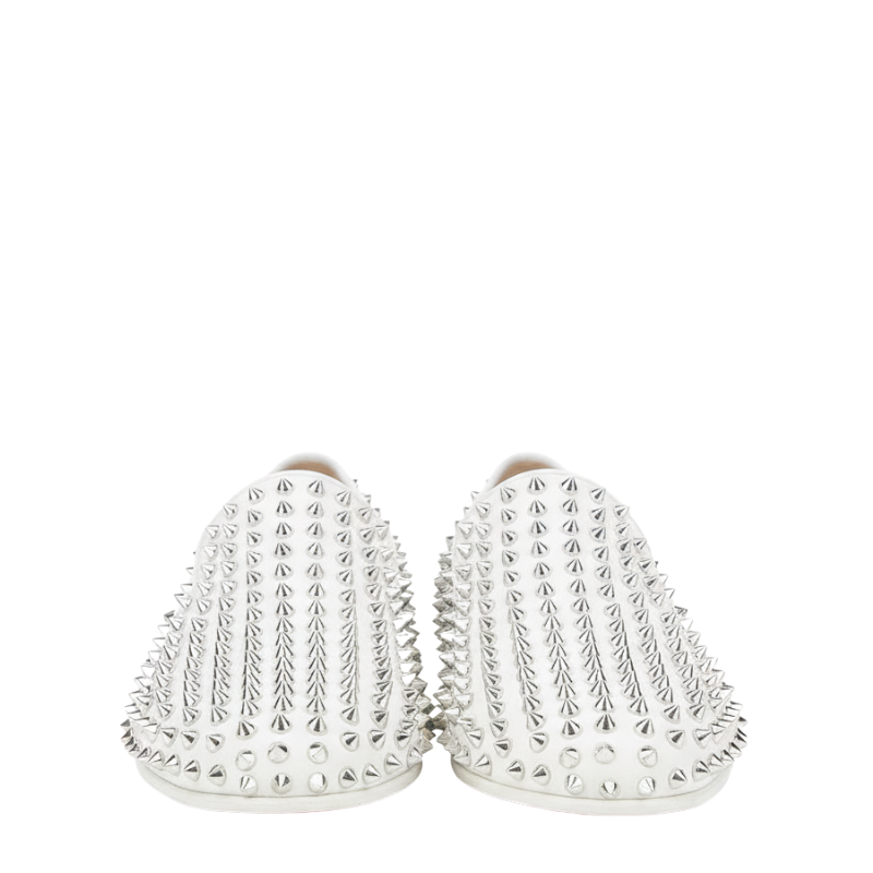 Men Suede Studded Slip On Loafers