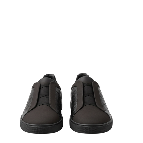 Obsidian Croc Panel Luxe Sneakers