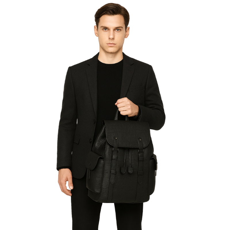 Luxurious croco leather Casual Impeccable Backpack