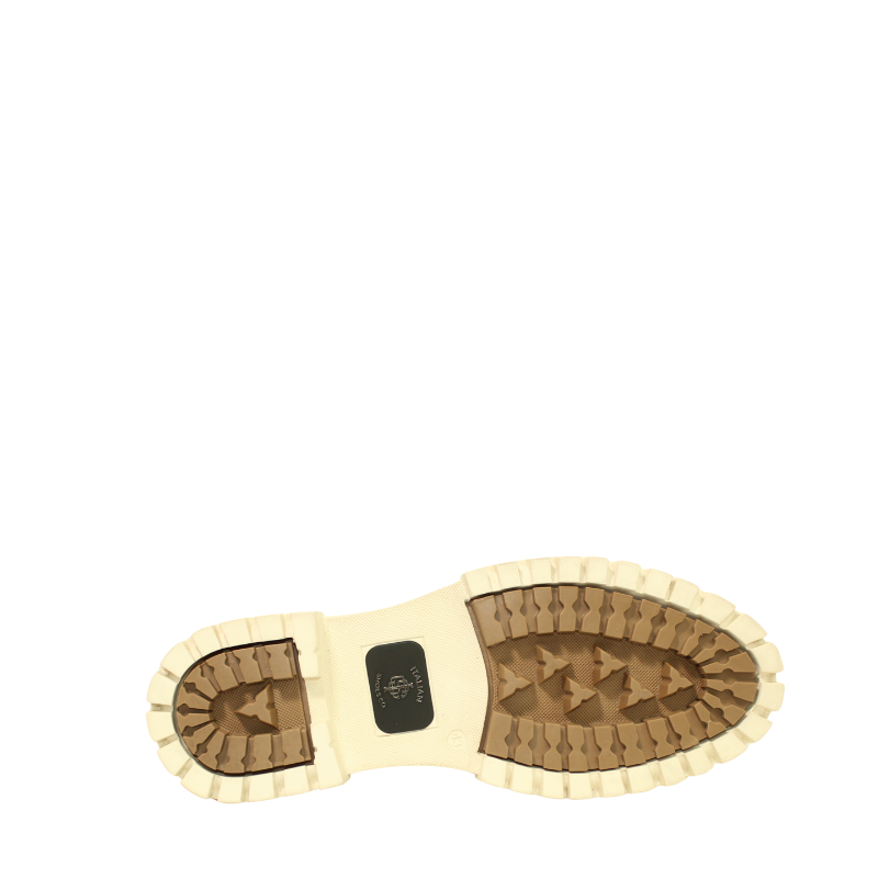 Italian Suede Leather Beige Chelsea Ankle Boot