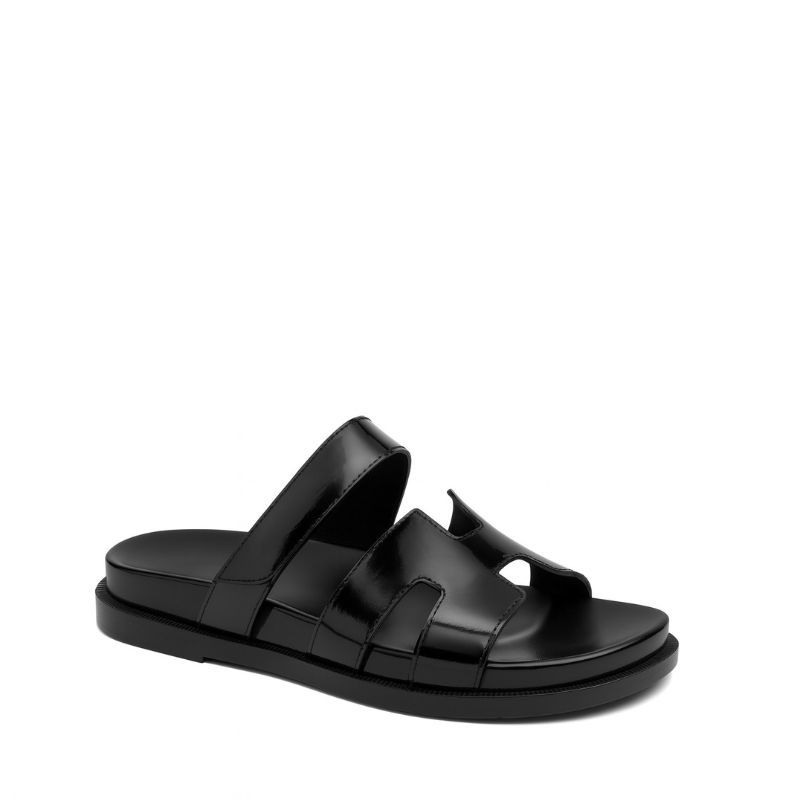 Luxury Patent Leather Sandal for Men