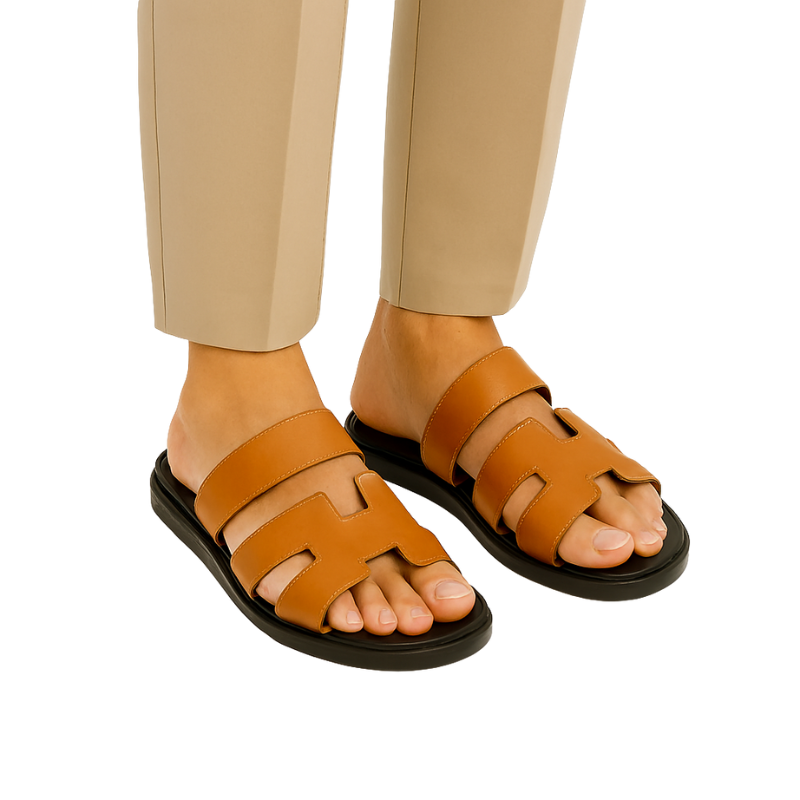 Luxury Patent Leather Sandal for Men