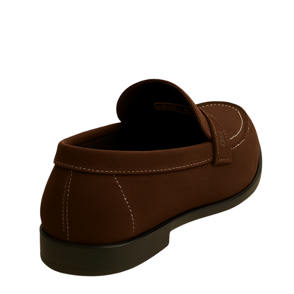 Italian Suede Penny Loafer for Mens
