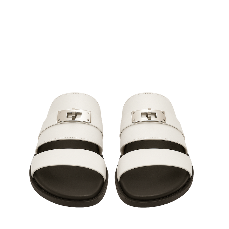 Ivory Edge Slipper – Multi-Strap Comfort Edition