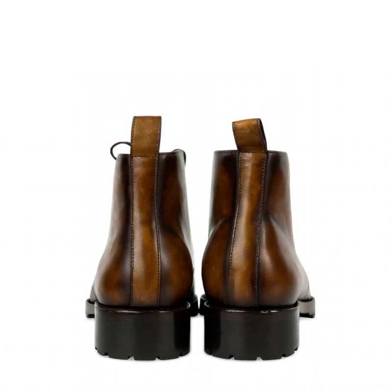 Luxury Stylish Leather Brown Chukkas Boot
