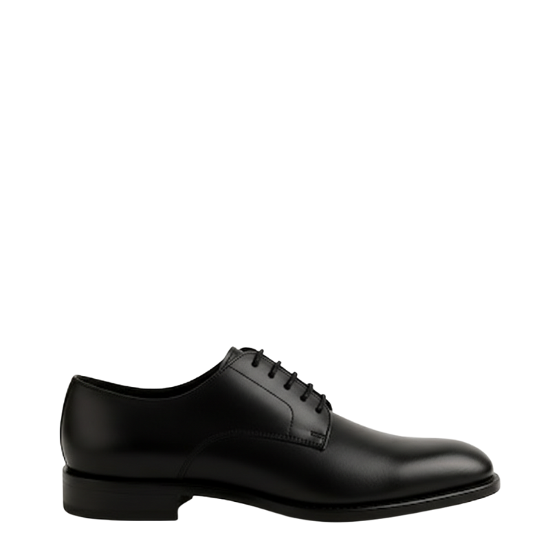 Premium Smooth Leather Sleek Finish Derby Shoes